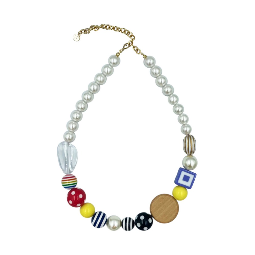 P.S(pearl shell) / Mobile necklace / Rainbow
