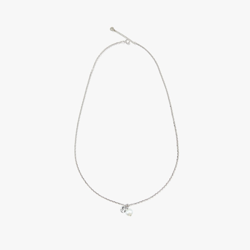 Tri / Snowball necklace / Silver