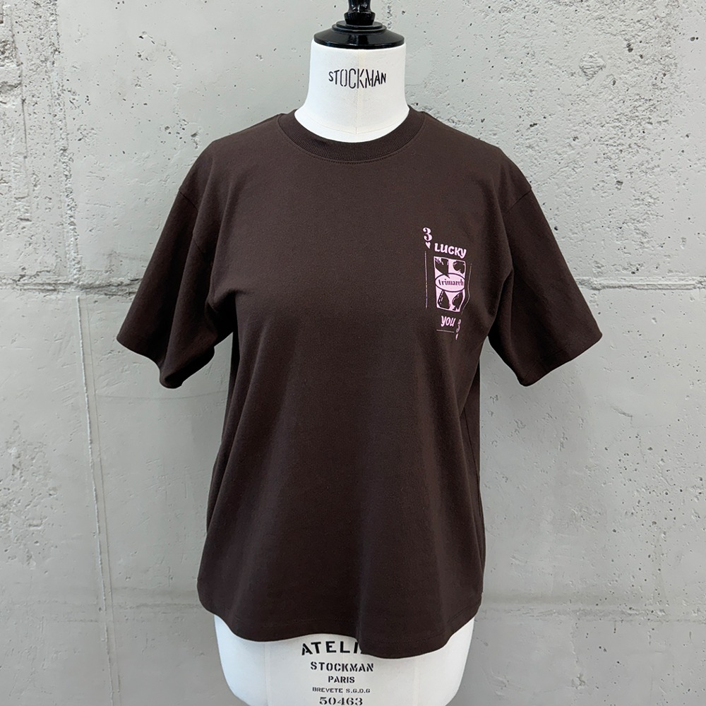Tri / Lucky You T-shirt / Brown